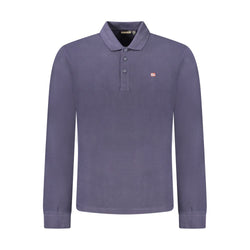 Napapijri Blue Cotton Men Polo Shirt