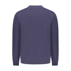Napapijri Blue Cotton Men Sweatshirt