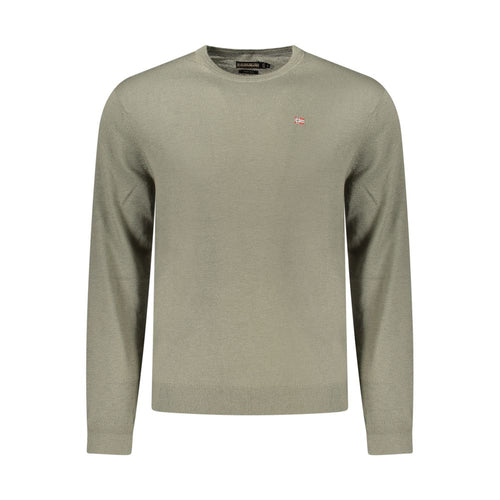 Napapijri Verde Wool Men Sweater