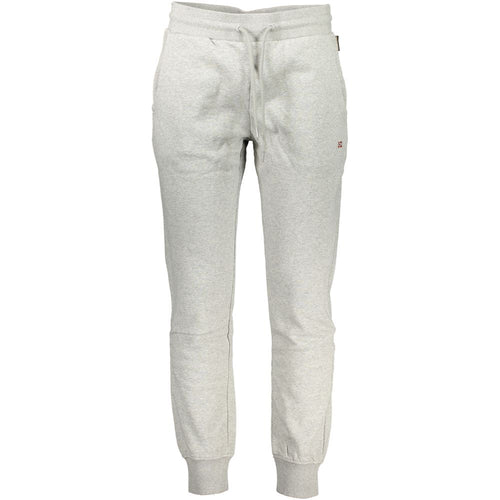 Napapijri Gray Cotton Men's Sweatpants