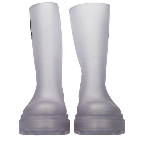 Off-White Transparent Pvc Ankle Boots