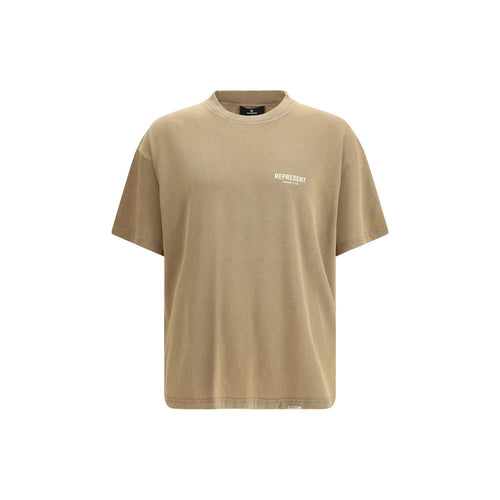 Represent Brown Cotton T-Shirt