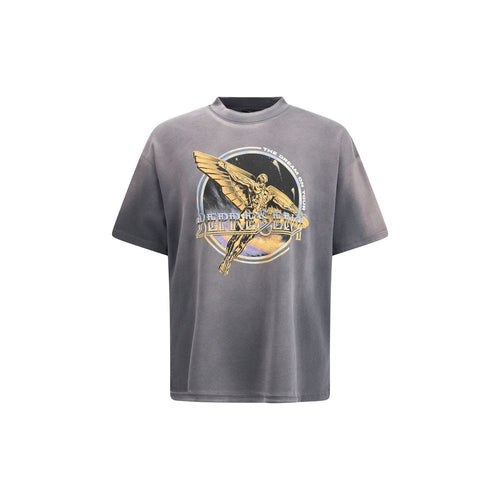 Represent Gray Cotton T-Shirt