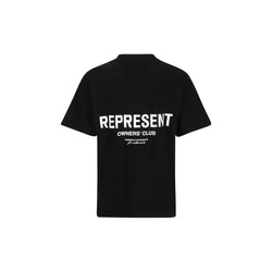 Represent Black Cotton T-Shirt