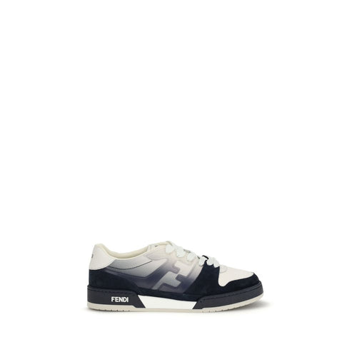 Fendi Multicolor Calf Leather Bos Taurus Low Top Sneakers